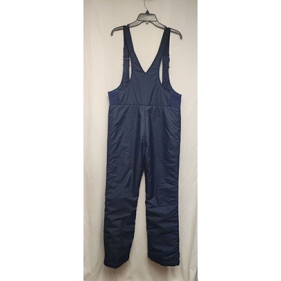 Beaver Creek Bib Overall Pants Mens Medium Navy Blue Nylon Snow Ski Coveralls - Picture 2 of 5